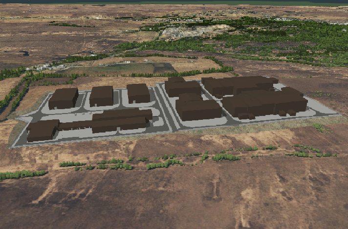 SSEN proposed substation and converter station by Macaulay Farm outside Stornoway SSEN proposed substation and converter station by Macaulay Farm outside Stornoway