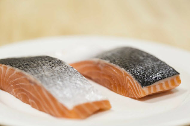 Salmon fillets 