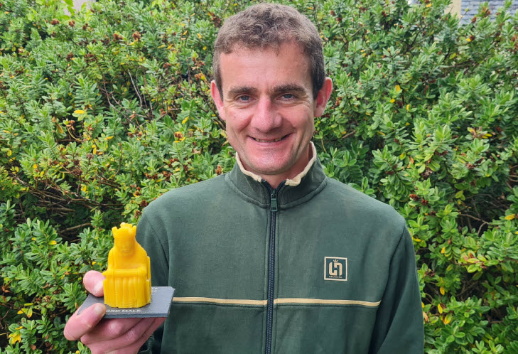 Andrew Joyce who got third place in Stornoway Half Marathon 2025