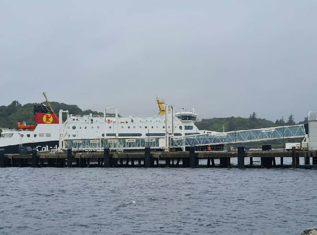 CalMac Stornoway ferry MV Loch Seaforth at Stornoway